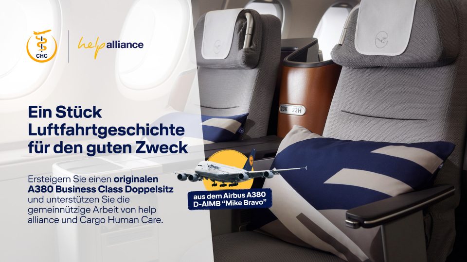 A380 Sitz Charity Auktion