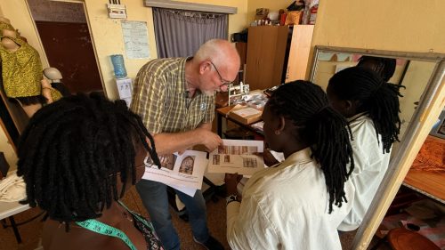 in der Lederwerkstatt Nairobi